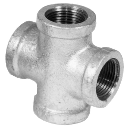 Legend Valve 1/4" GALVANIZED CROSS 352-371C